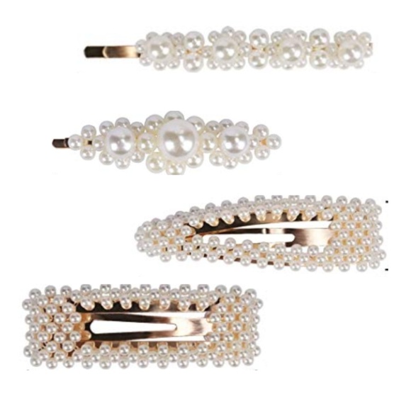 Accessories - 🆕 Pearl Hair Clip Barrettes - Set of 4